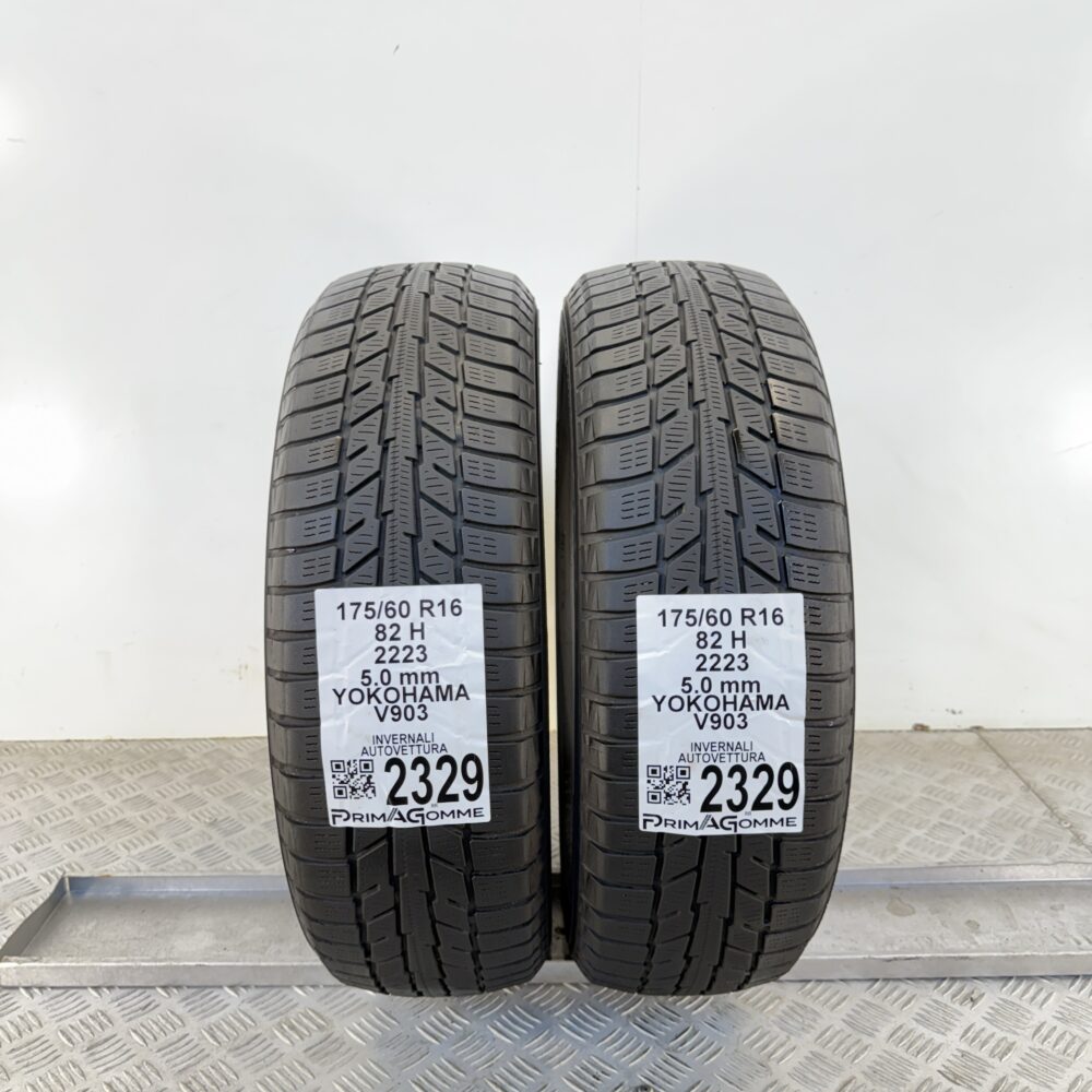 Gomme Usate 175 60 R16 82H Yokohama V903 71% Invernali