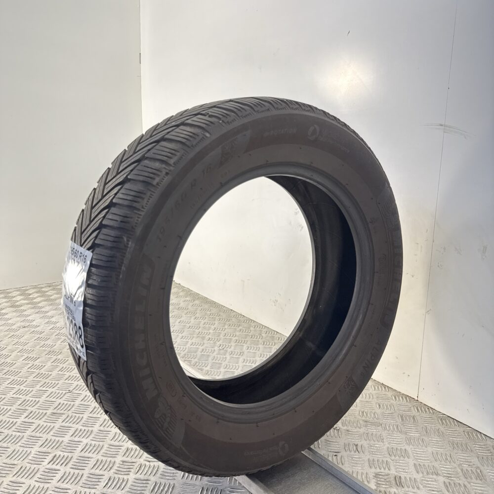 Gomma Usata 195 60 R16 89T Michelin Alpin 6 71% Invernale - immagine 4
