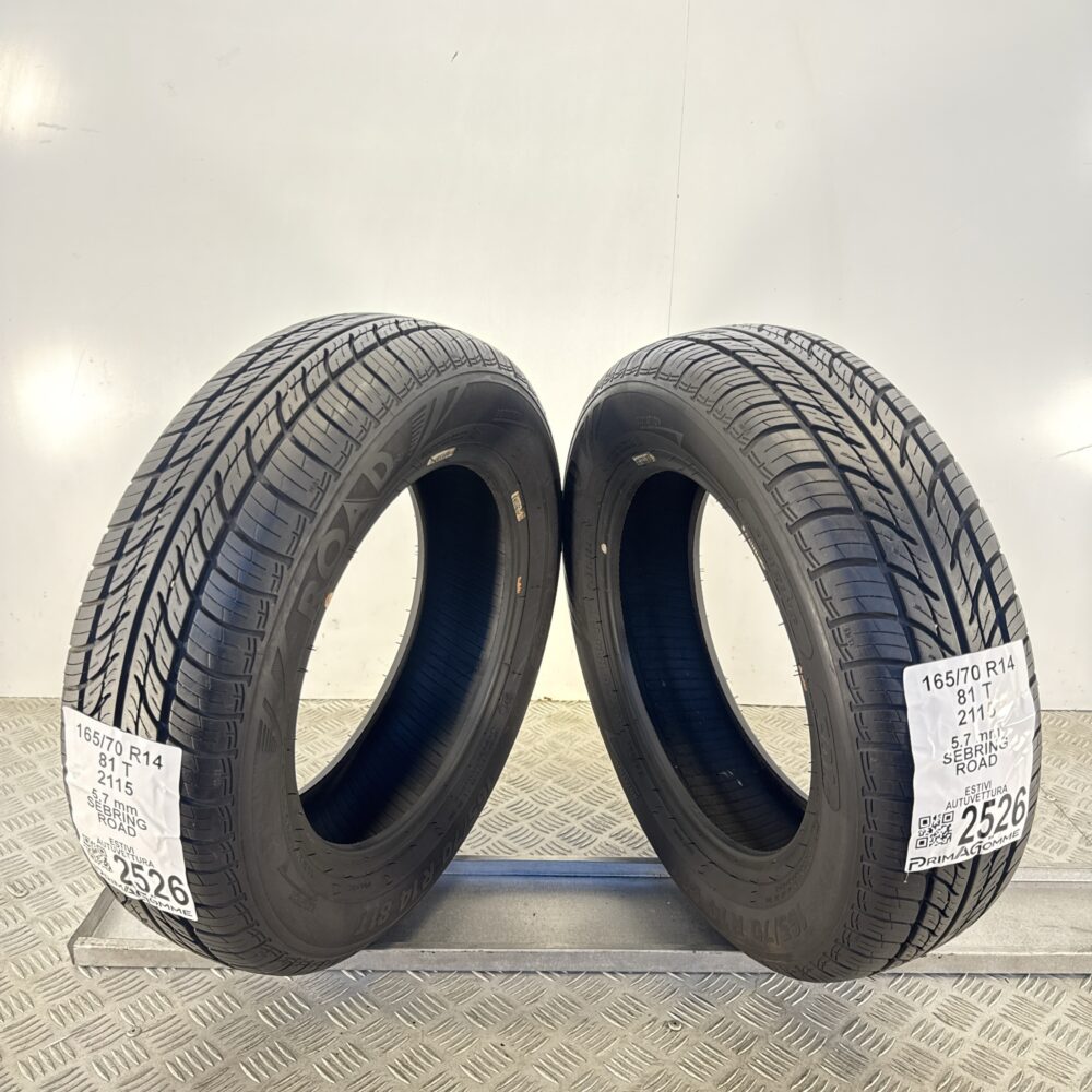 Gomme Usate 165 70 R14 81T Sebring Road 81% Estive - immagine 6