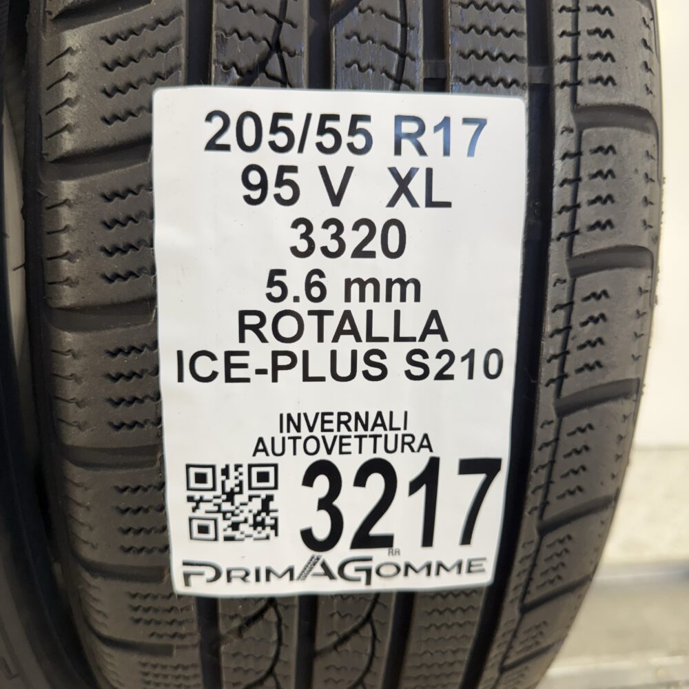 Gomme Usate 205 55 R17 XL 95V Rotalla Ice-Plus S210 80% Invernali - immagine 3