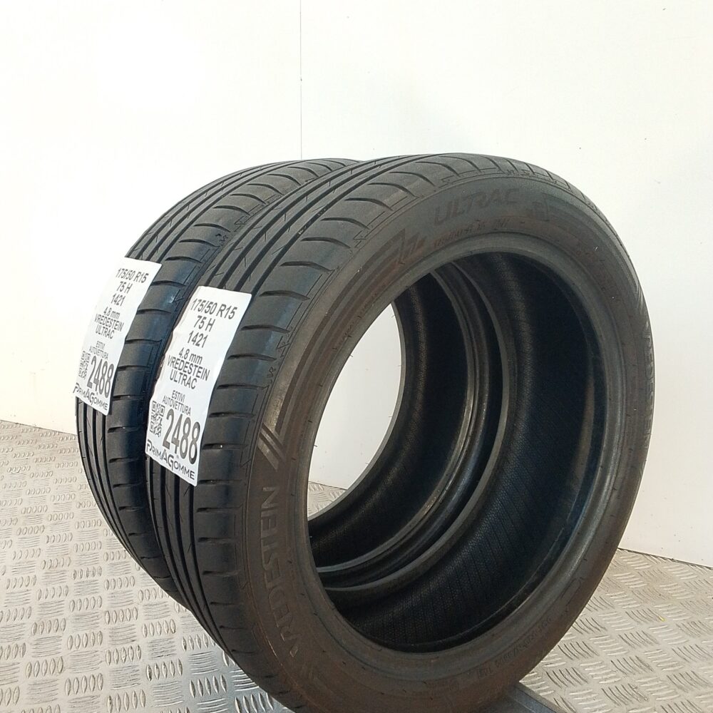 Gomme Usate 175 50 R15 75H Vredestein Ultrac Estive - immagine 4