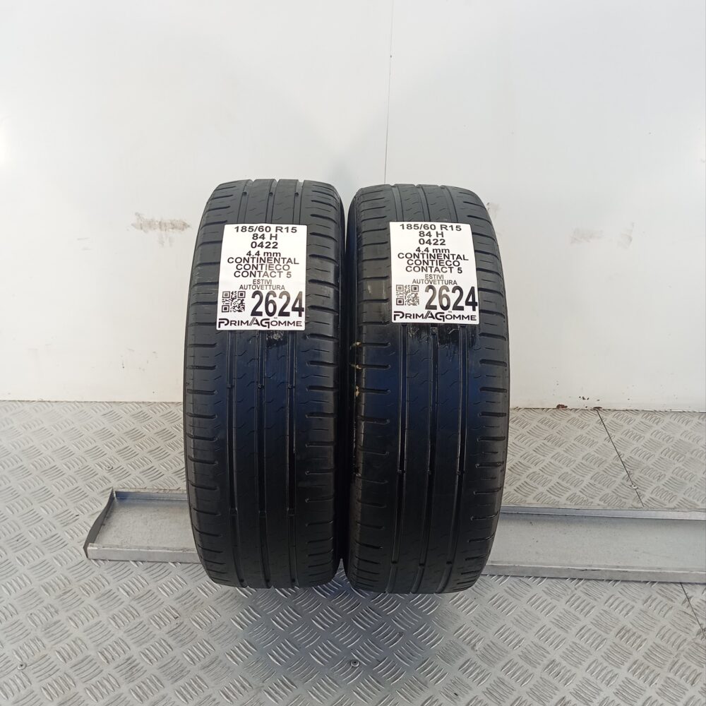 Gomme Usate 185 60 R15 84H Continental ContiEco Contact 5 Estive