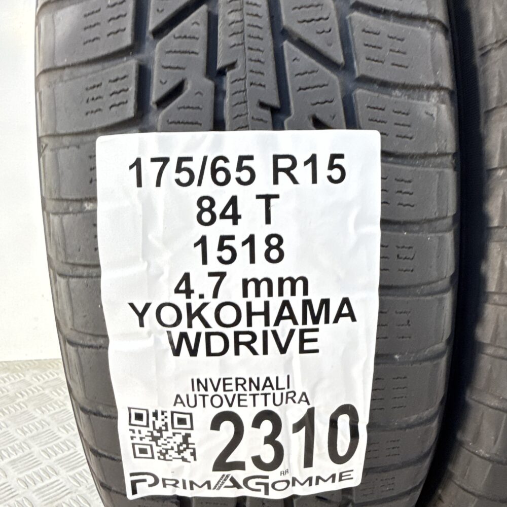 Gomme Usate 175 65 R15 84T Yokohama WDrive Invernali - immagine 3