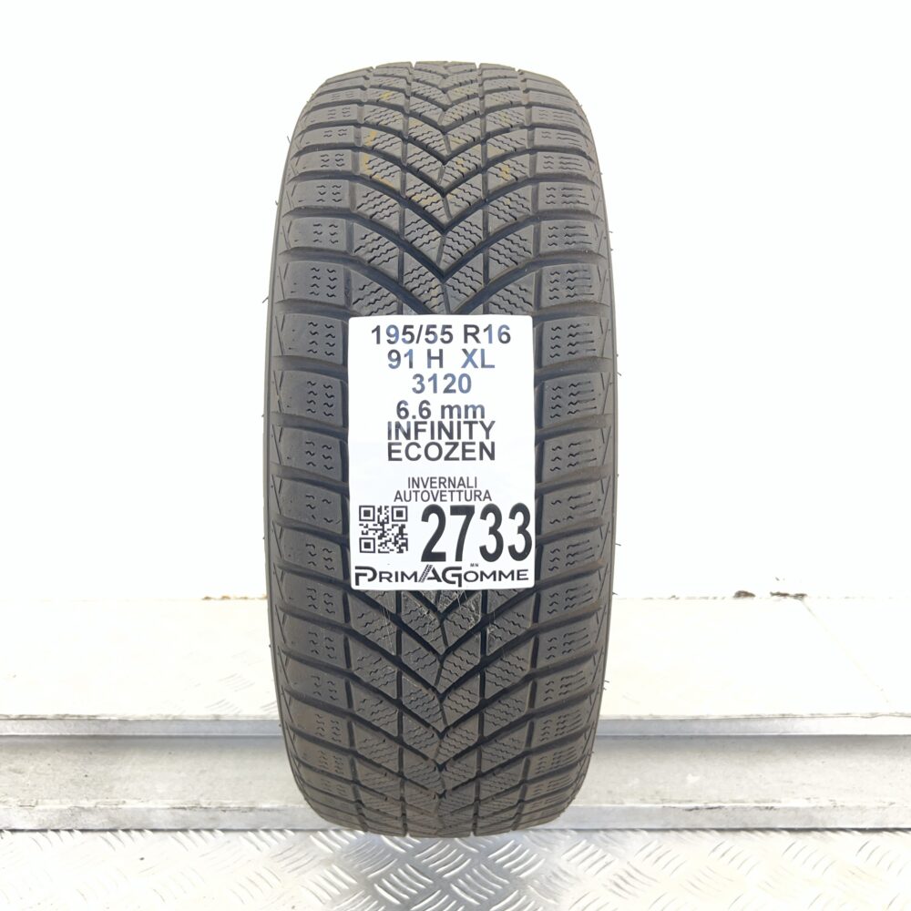 Gomma Usata 195 55 R16 XL 91H Infinity Ecozen 83% Invernale