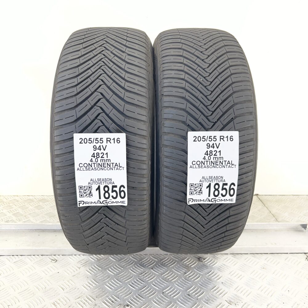Pneumatici Usati 205 55 R16 94V CONTINENTAL AllSeasonContact 4 Stagioni