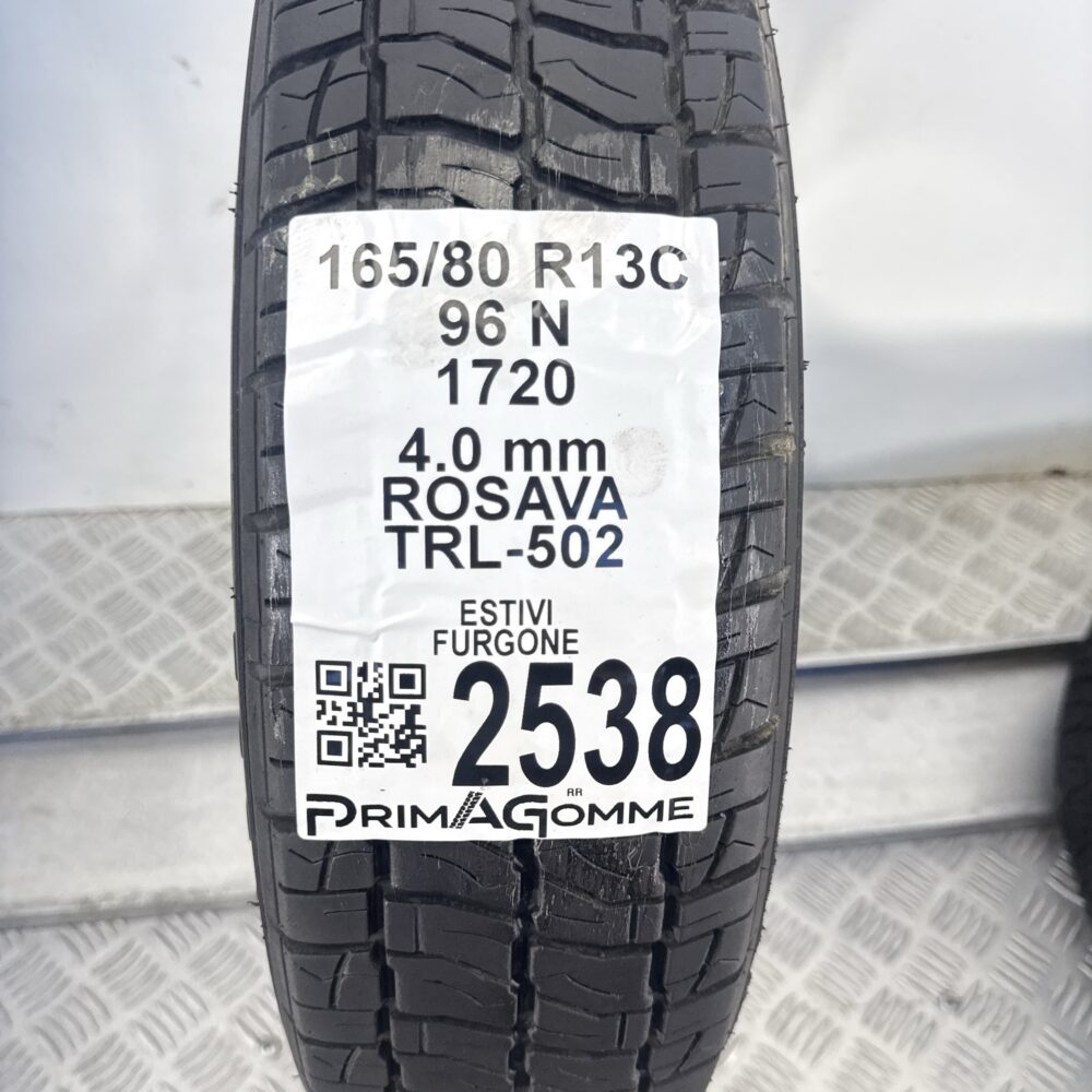 Gomme Usate 165 80 R13C 96N Rosava TRL-502 Estive - immagine 3