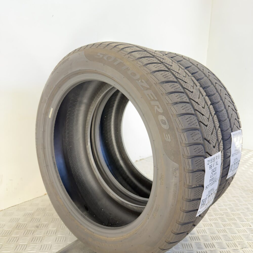 Gomme Usate 215 55 R18 XL 99V Pirelli Sottozero 3 Invernali - immagine 5