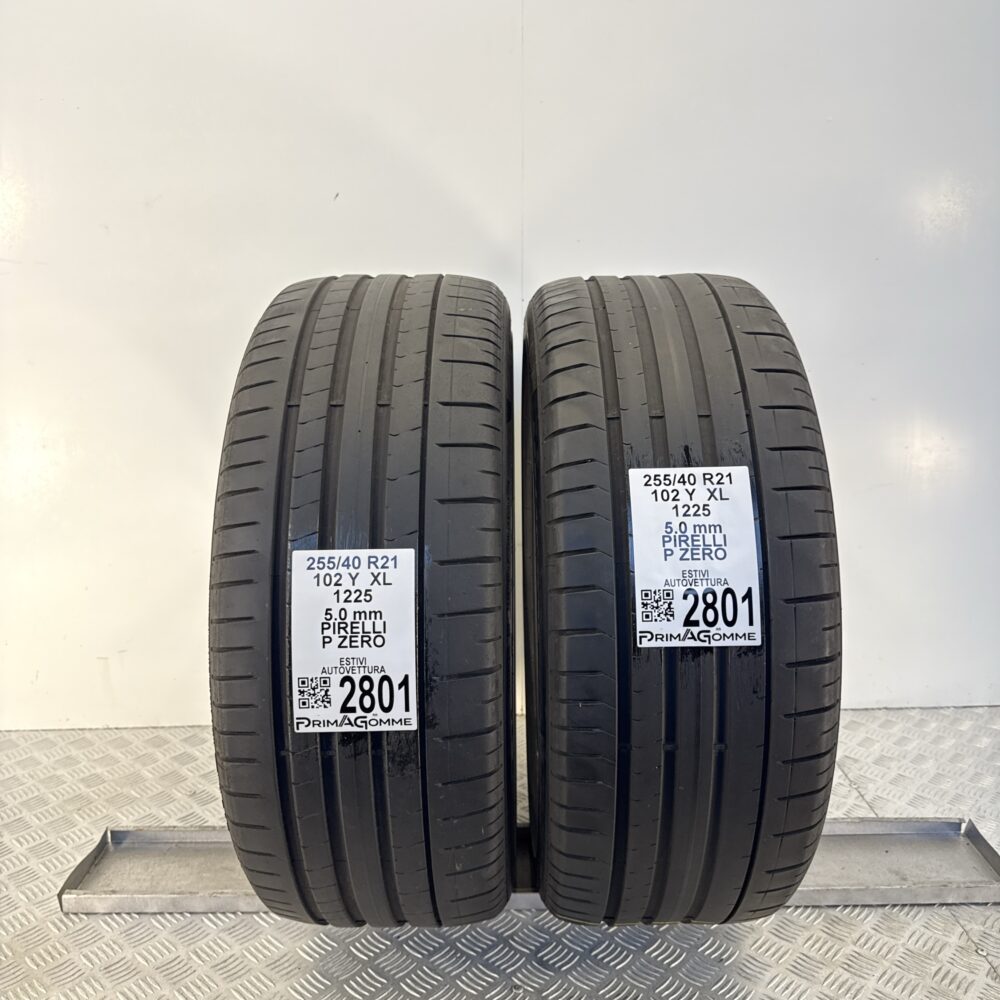 Gomme Usate 255 40 R21 XL 102Y Pirelli P Zero 71% Estive - immagine 8