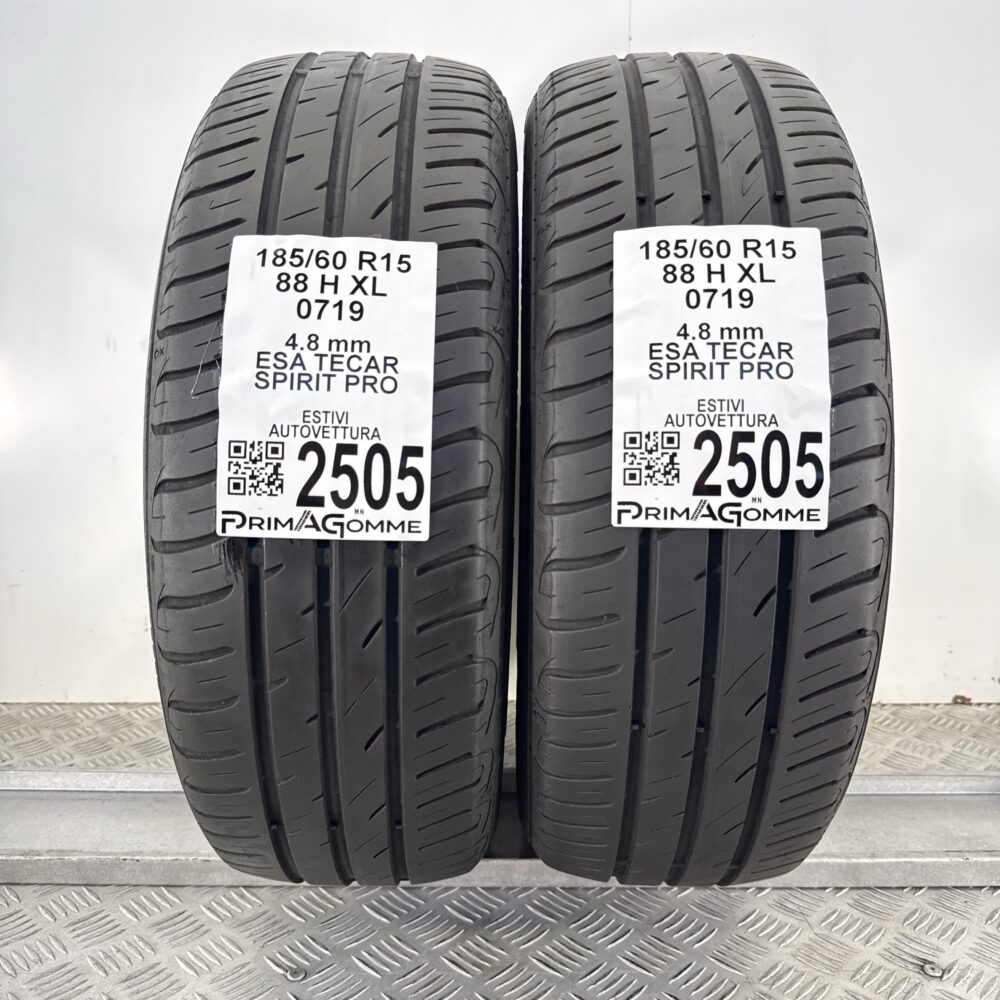 Gomme Usate 185 60 R15 XL 88H Esa Tecar Spirit Pro Estive