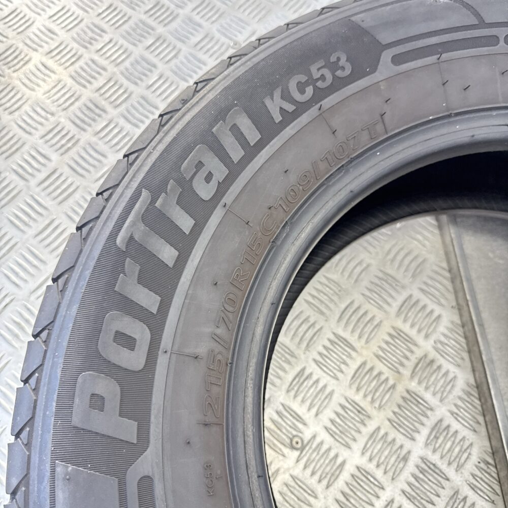 Gomma Usata 215 70 R15C 109/107T Kumho Portran KC53 80% Estivo - immagine 9