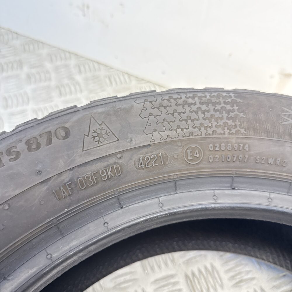 Gomma Usata 185 60 R15 84T Continental Winter Contact TS870 90% Invernale - immagine 8