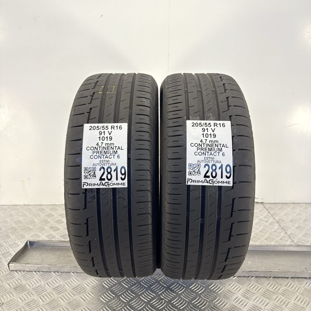 Gomme Usate 205 55 R16 91V Continental Premium Contact 6 Estive