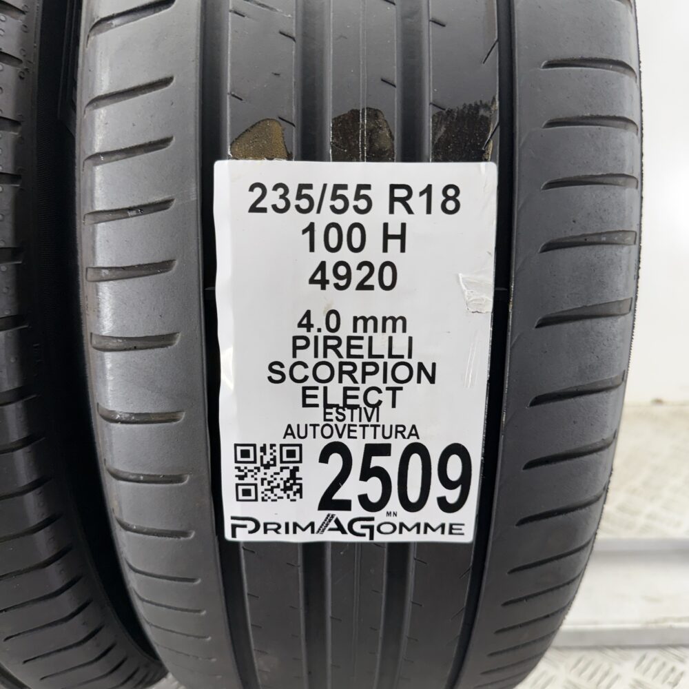 Gomme Usate 235 55 R18 100H Pirelli Scorpion Elect Estive - immagine 3