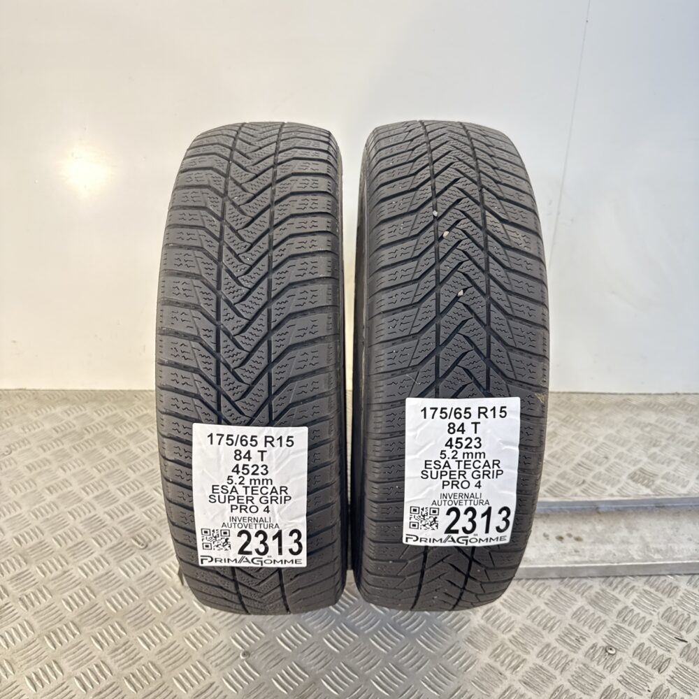 Gomme Usate 175 65 R15 84T Esa Tecar Super Grip Pro 4 74% Invernali - immagine 4