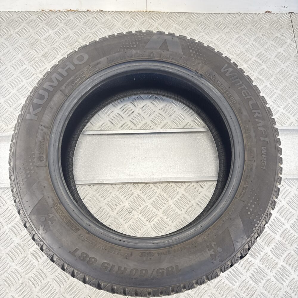 Gomma Usata 185 60 R15 88T Kumho Wintercraft WP51 Invernale - immagine 6