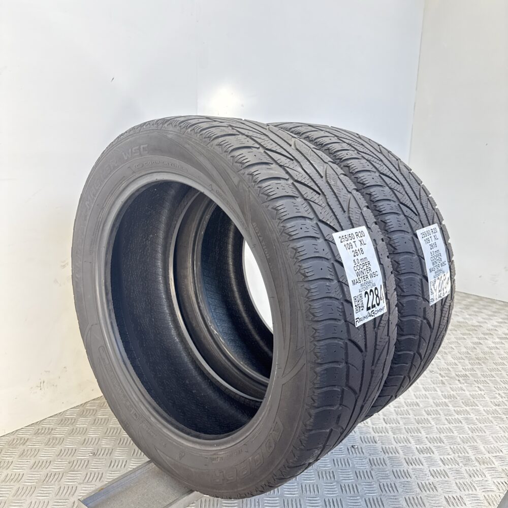 Gomme Usate 255 50 R20 XL 109T Cooper Winter Master WSC Invernali - immagine 5