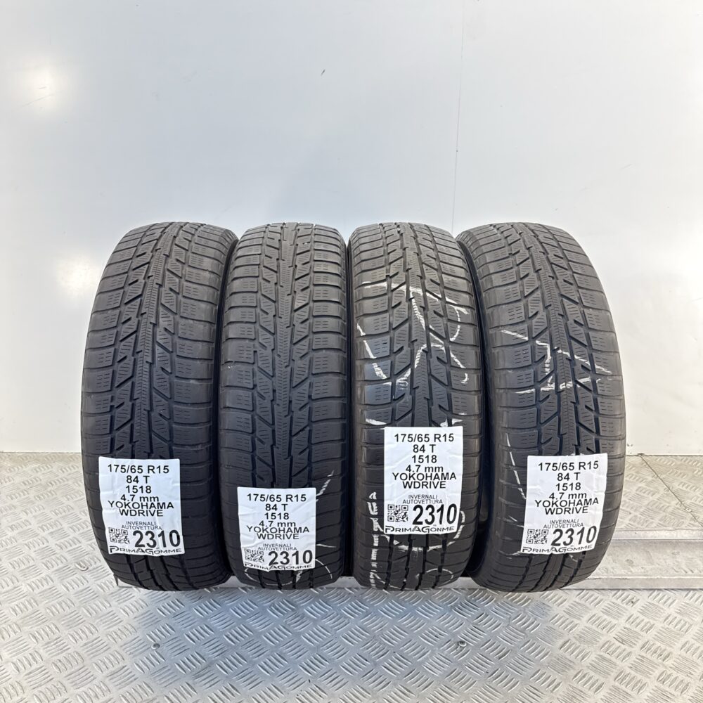 Gomme Usate 175 65 R15 84T Yokohama WDrive Invernali