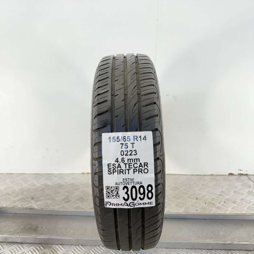 Gomma Usata 155 65 R14 75T Esa Tecar Spirit Pro Estivo
