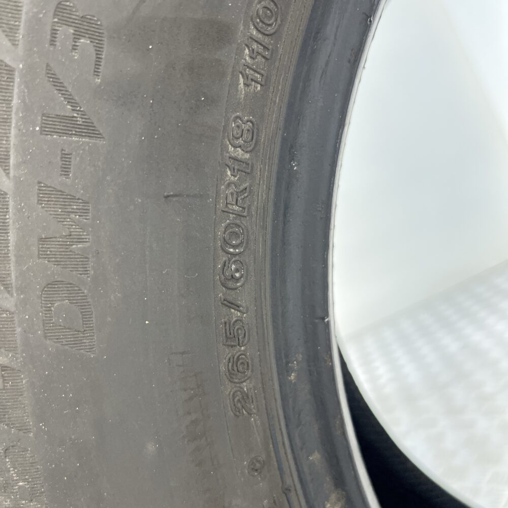 Gomma Usata 265 60 R18 110R Bridgestone Blizzak DMV3 83% Invernale - immagine 6
