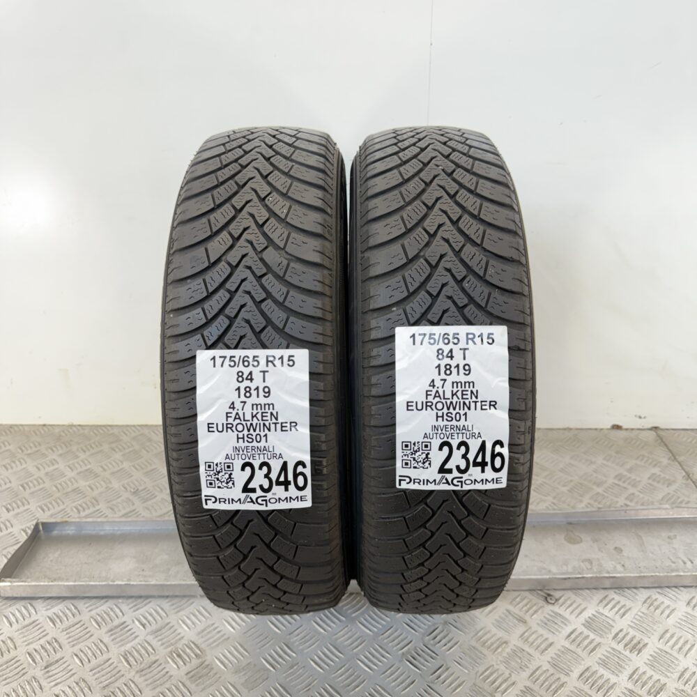 Gomme Usate 175 65 R15 84T Falken Eurowinter HS01 Invernali