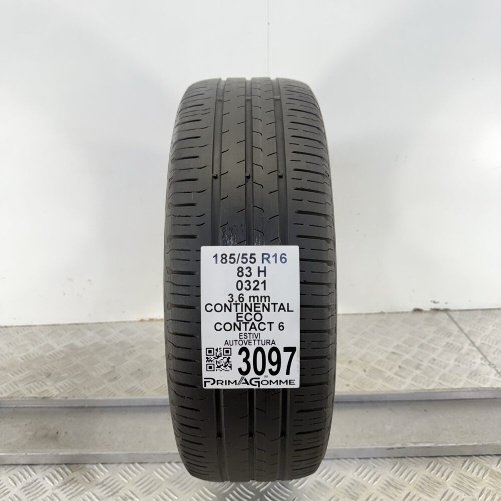 Gomma Usata 185 55 R16 83H Continental Eco Contact 6 Estivo