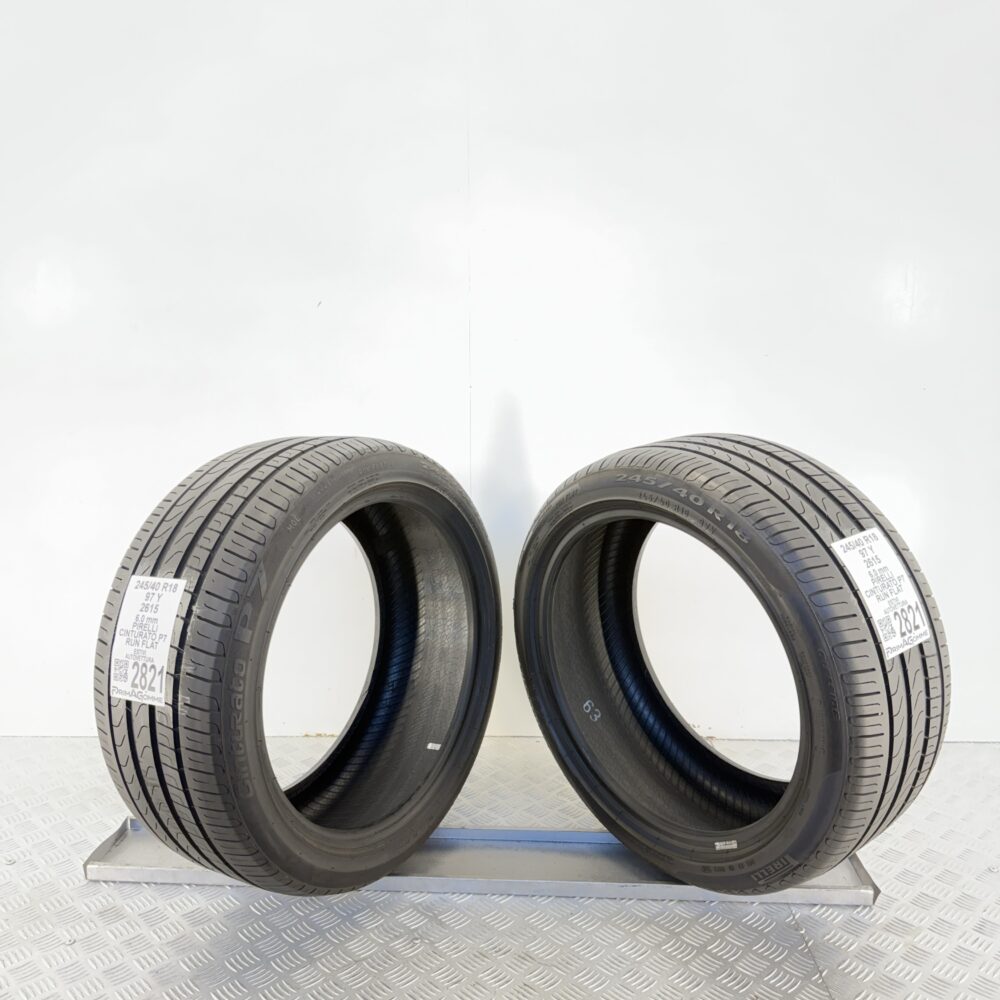 Gomme Usate 245 40 R18 97Y Pirelli Cinturato P7 Run Flat RunFlat 86% Estive - immagine 6