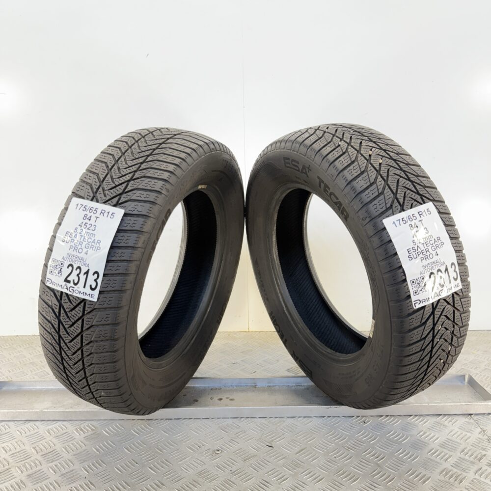 Gomme Usate 175 65 R15 84T Esa Tecar Super Grip Pro 4 74% Invernali - immagine 11