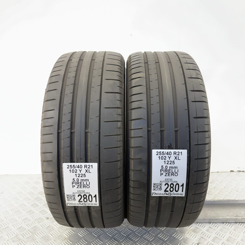 Gomme Usate 255 40 R21 XL 102Y Pirelli P Zero 71% Estive - immagine 4