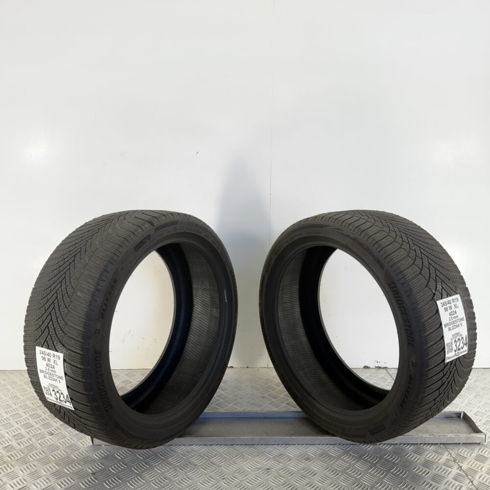 Gomme Usate 245 40 R19 XL 98W Bridgestone Blizzak 6 Invernali - immagine 7
