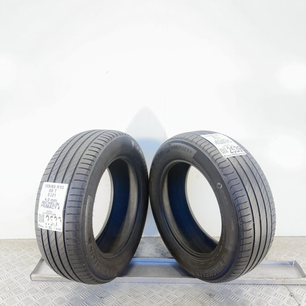 Gomme Usate 185 65 R15 88T MICHELIN Primacy 4 Estive - immagine 6
