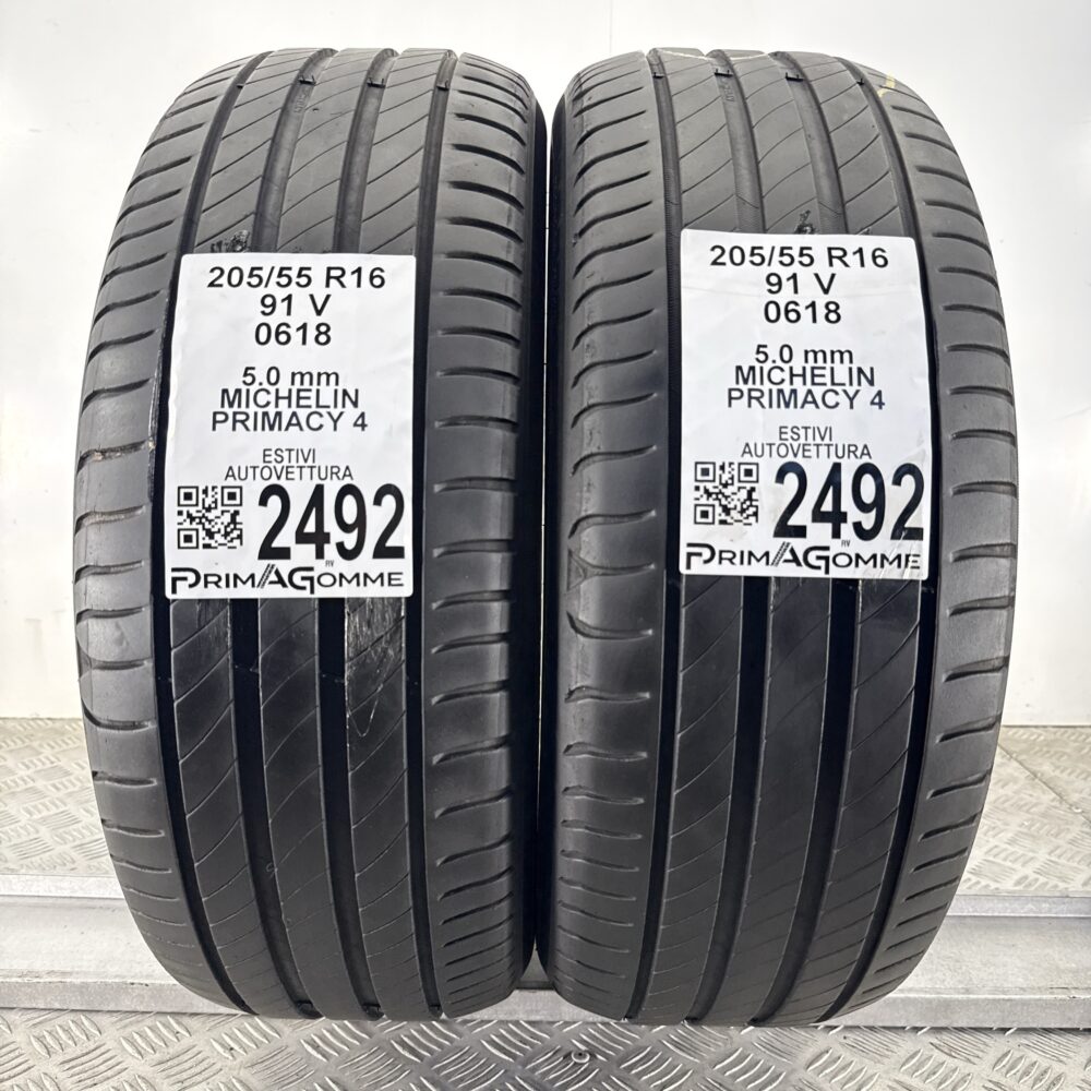 Gomme Usate 205 55 R16 91V Michelin Primacy 4 71% Estive