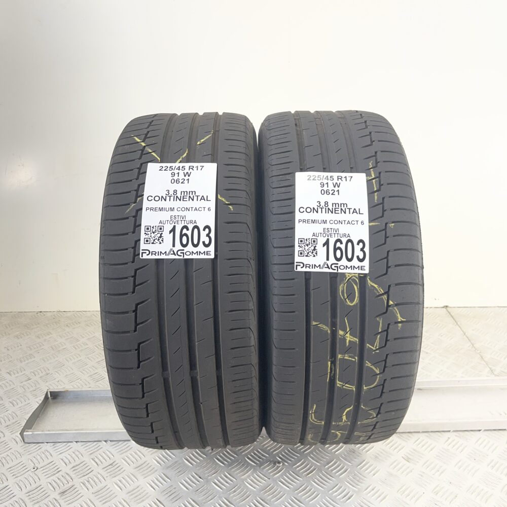 Pneumatici Usati 225 45 R17 91W Continental Premium Contact 6 Estive