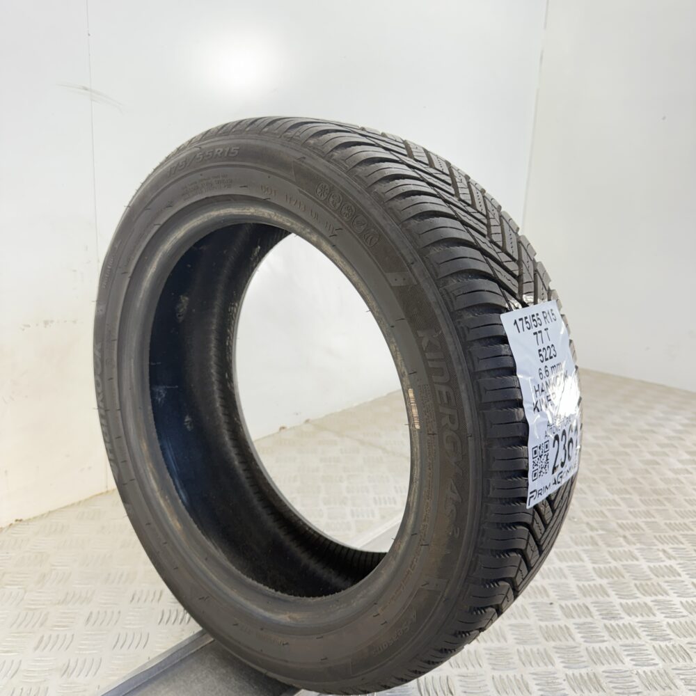Gomma Usata 175 55 R15 77T Hankook Kinergy 4S 94% 4 Stagioni - immagine 5