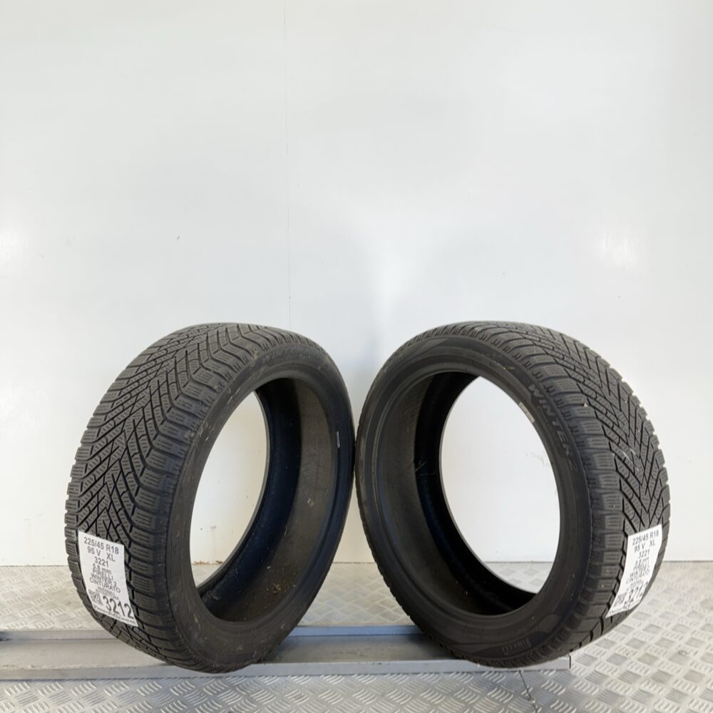 Gomme Usate 225 45 R18 XL 95V Pirelli Winter 2 Cinturato 83% Invernali - immagine 6