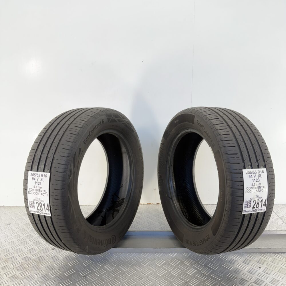 Gomme Usate 205 55 R16 XL 94V Continental EcoContact 6 Estive - immagine 7