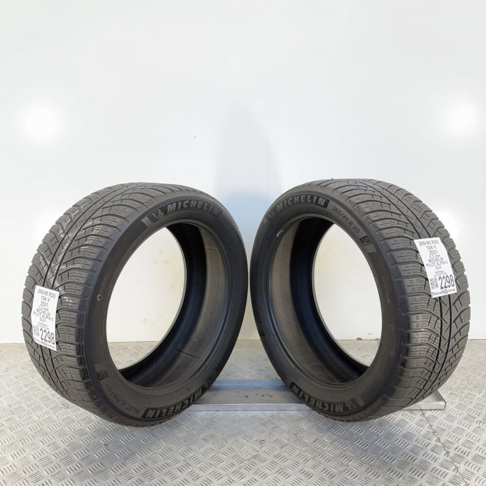 Gomme Usate 265 45 R20 104V Michelin Pilot Alpin 5 SUV Invernali - immagine 6