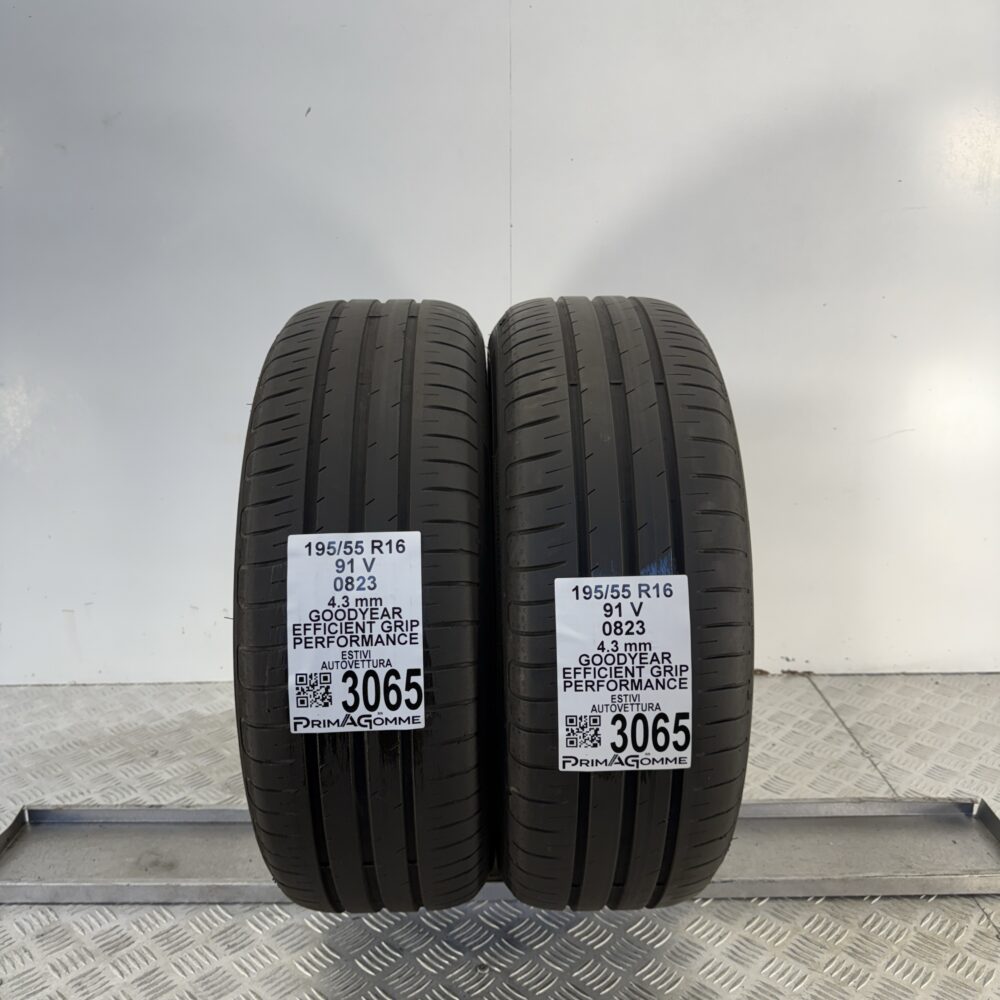 Gomme Usate 195 55 R16 91V Goodyear Efficient Grip Performance Estive - immagine 8