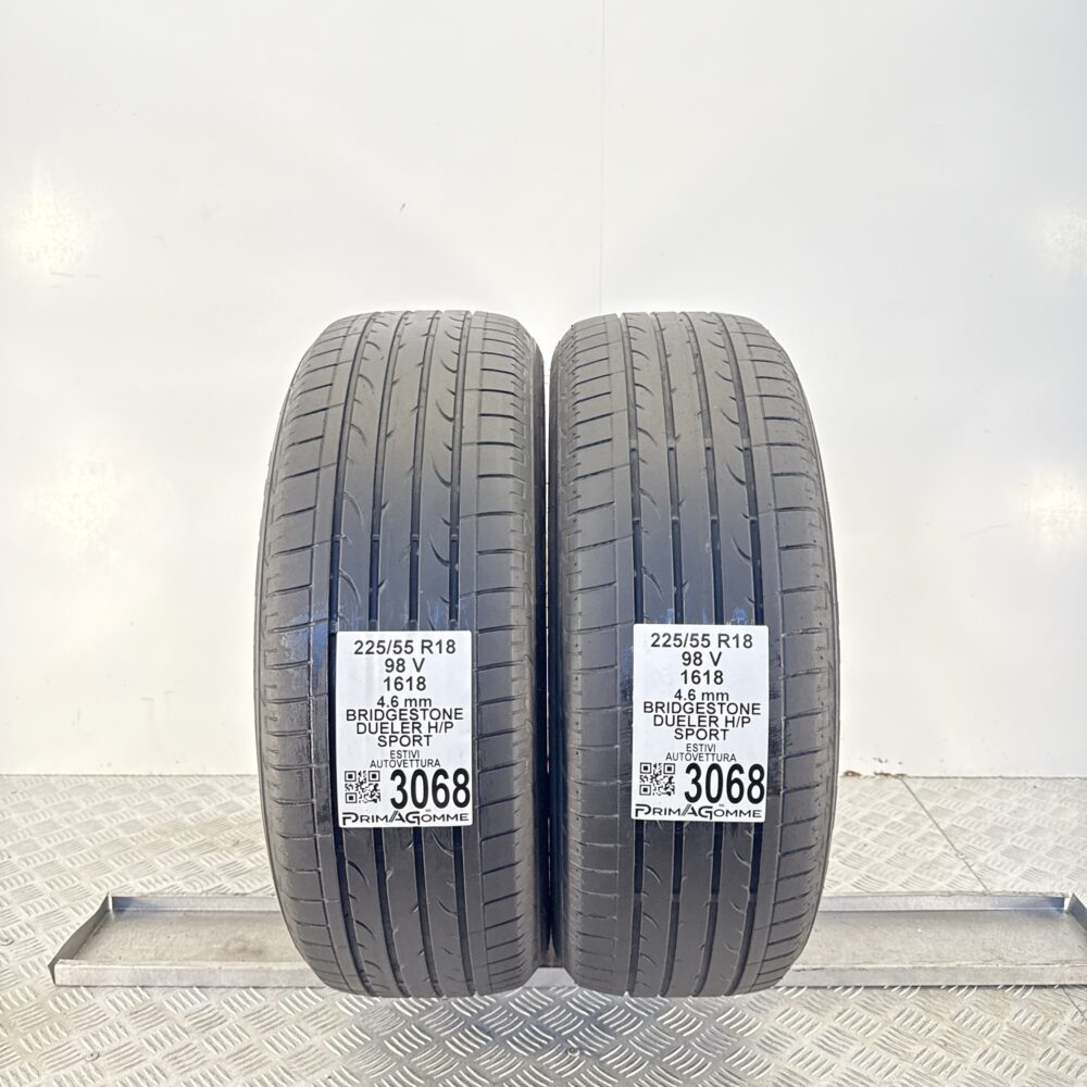 Gomme Usate 225 55 R18 98V Bridgestone Dueler H/P Sport Estive