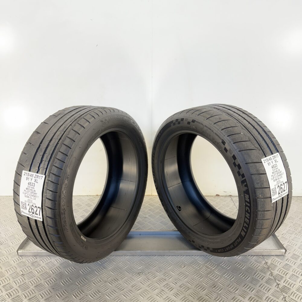 Gomme Usate 215 45 ZR17 XL 91Y Michelin Pilot Sport Cup 2 Semi/Slick Estive - immagine 6