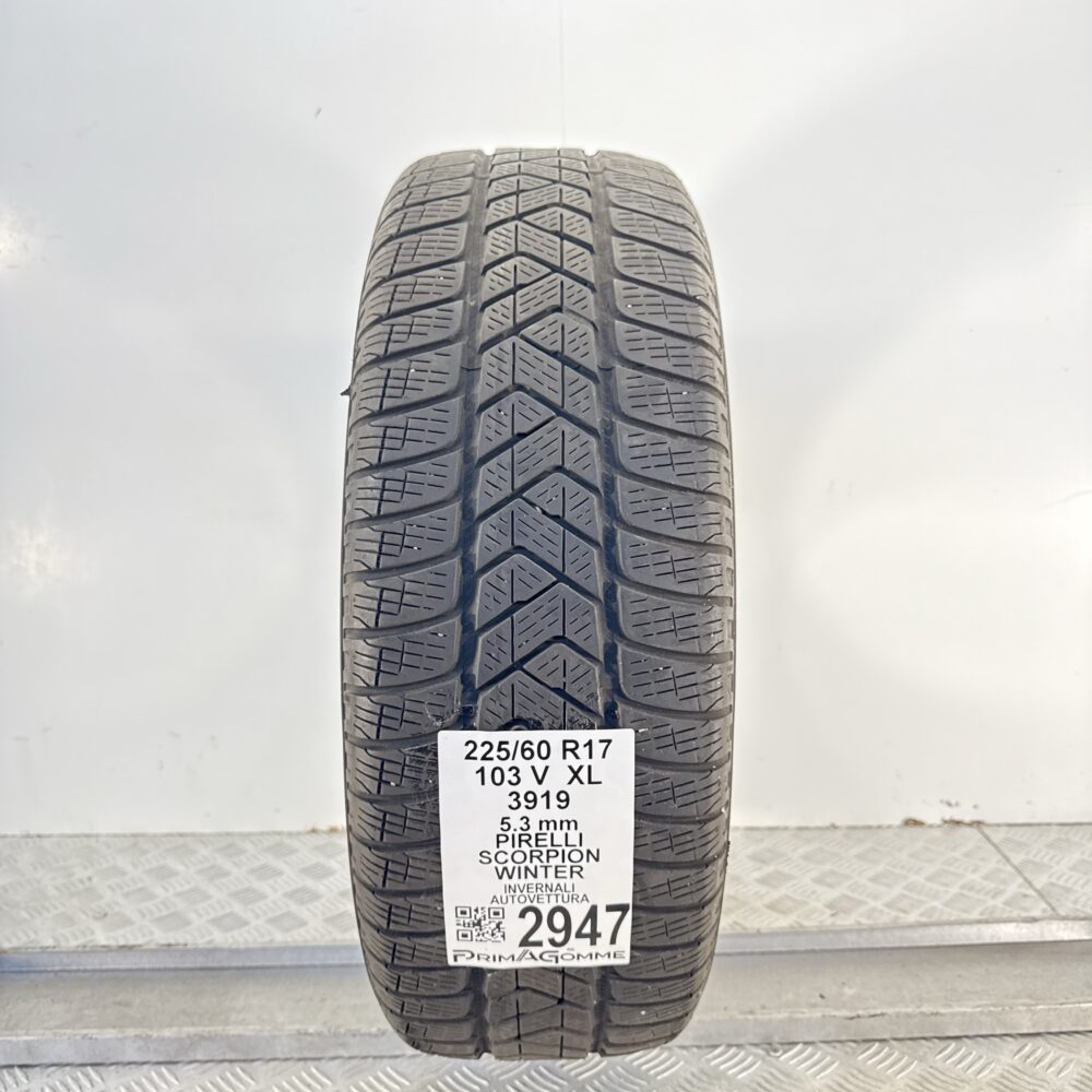 Gomma Usata 225 60 R17 XL 103V Pirelli Scorpion Winter Invernale