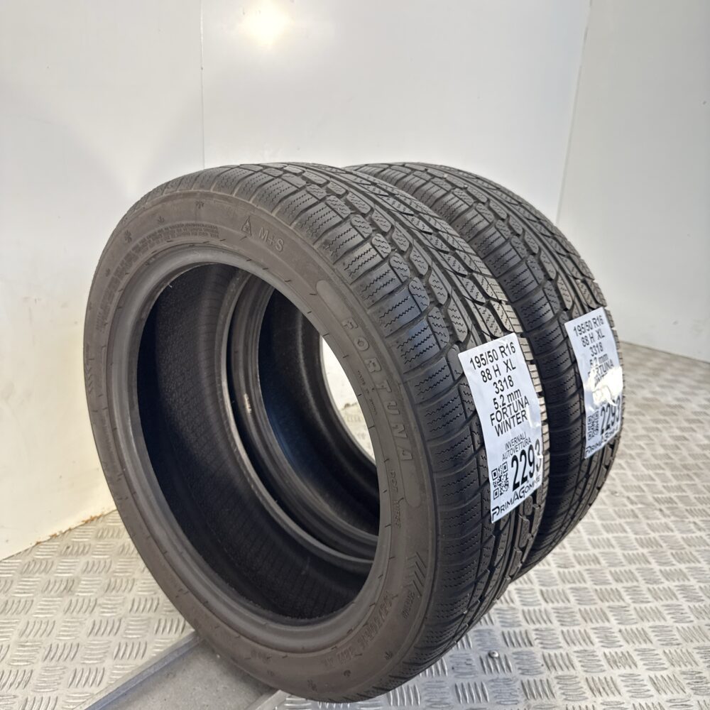 Gomme Usate 195 50 R16 XL 88H Fortuna Winter Invernali - immagine 5