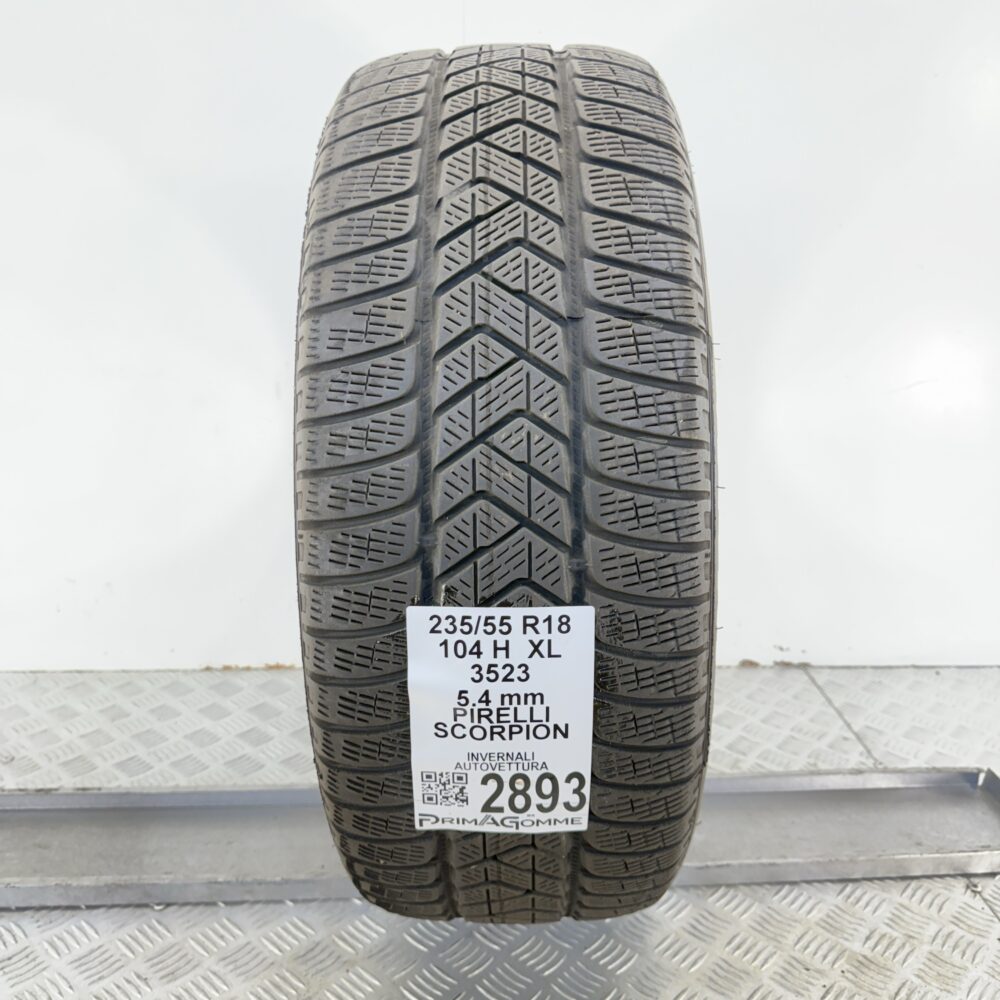 Gomma Usata 235 55 R18 XL 104H Pirelli Scorpion Invernale