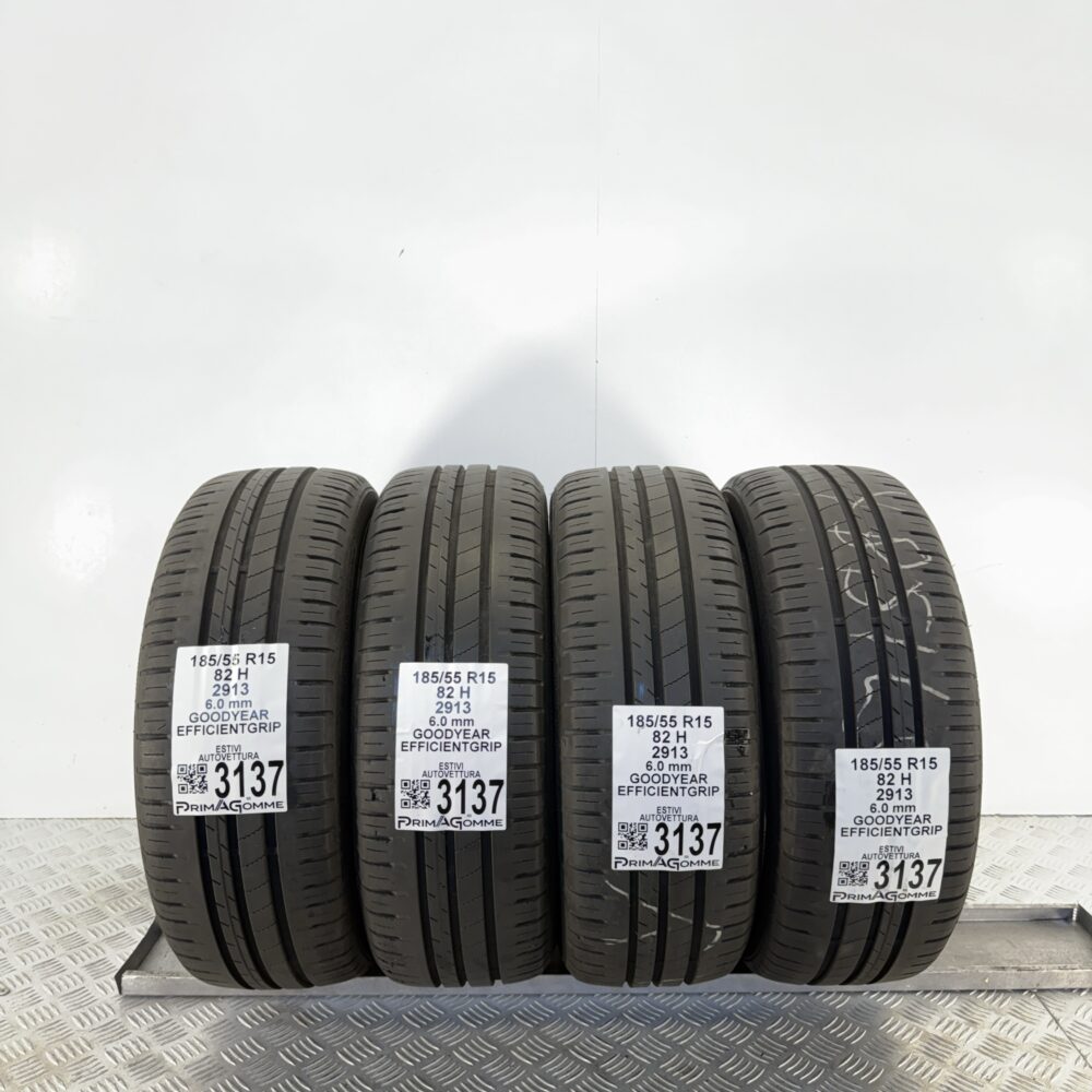 Gomme Usate 185 55 R15 82H Goodyear EfficientGrip 86% Estive
