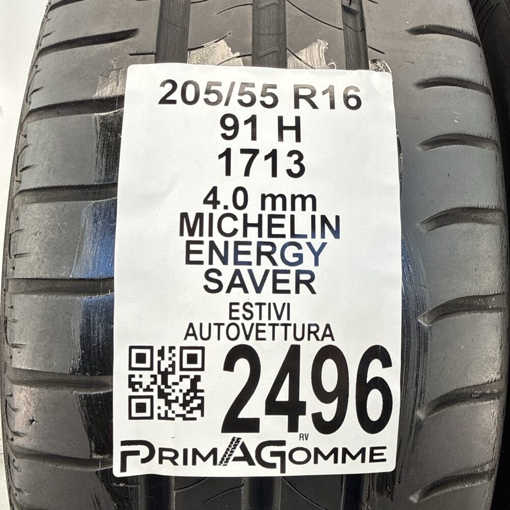 Gomme Usate 205 55 R16 91H Michelin Energy Saver Estive - immagine 3