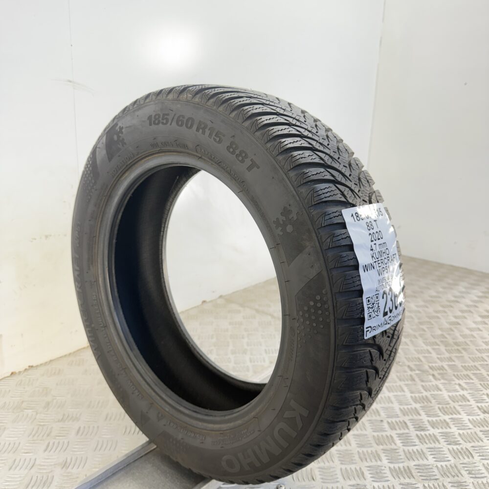 Gomma Usata 185 60 R15 88T Kumho Wintercraft WP51 Invernale - immagine 5