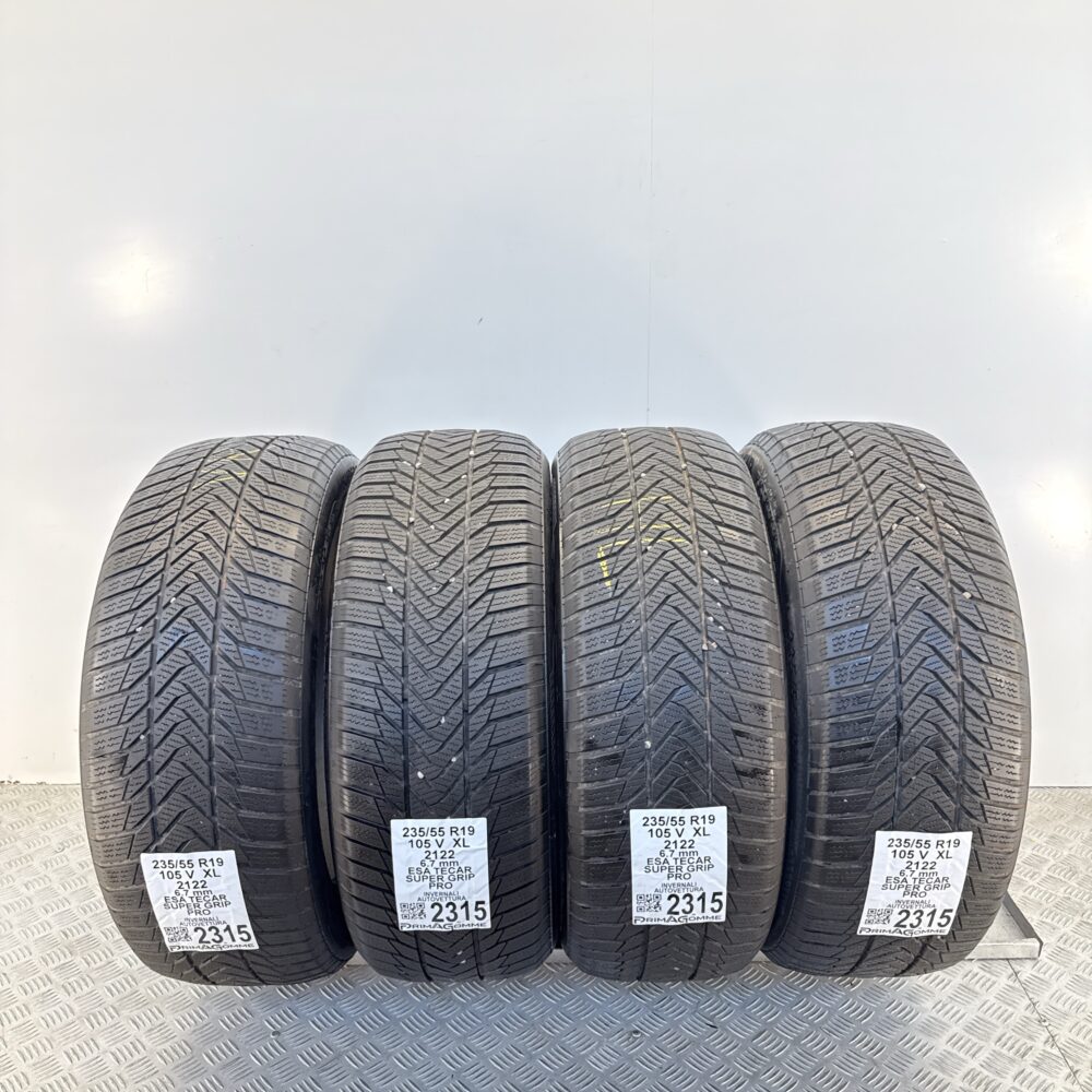 Gomme Usate 235 55 R19 XL 105V Esa Tecar Super Grip Pro 84% Invernali