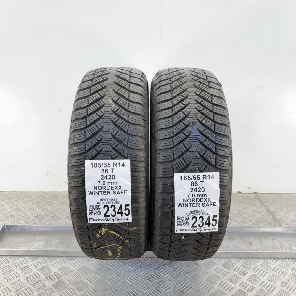 Gomme Usate 185 65 R14 86T Nordexx Winter Safe 88% Invernali