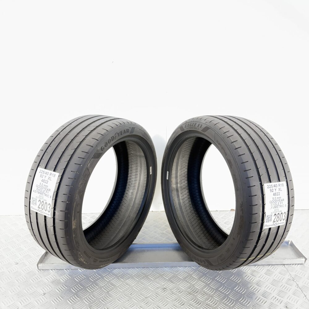Gomme Usate 225 40 R18 XL 92Y Goodyear Eagle F1 Asymmetric 6 71% Estive - immagine 6
