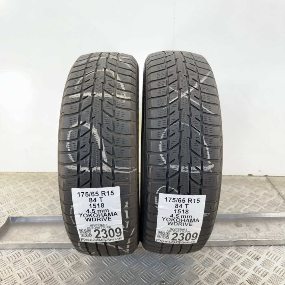 Gomme Usate 175 65 R15 84T Yokohama WDRIVE Invernali
