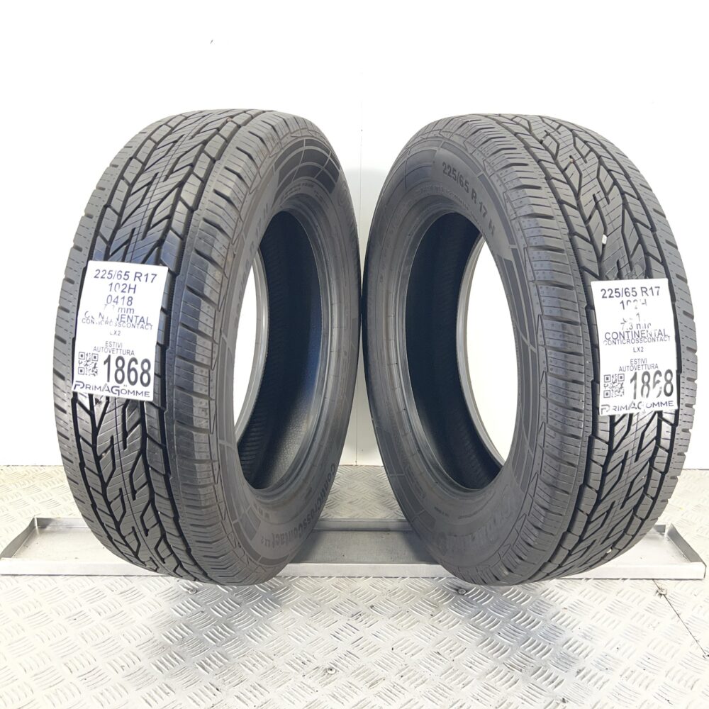 Pneumatici Usati 225 65 R17 102H CONTINENTAL ContiCrossContact LX2 100% Estive - immagine 5
